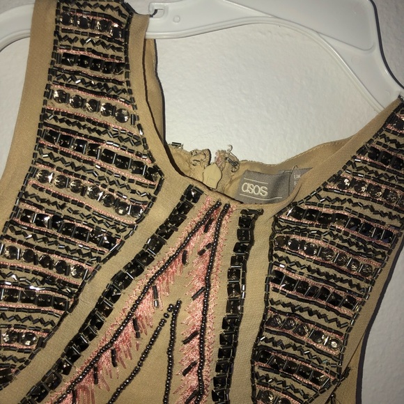 💕REVOLVE💕 Beaded Flowy Dress With Side Cutouts - Picture 5 of 6